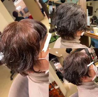 ショート biss所属・真 帆のヘアスタイル