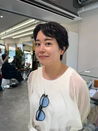 ショート パーマ Seeknext // Rukaのヘアスタイル