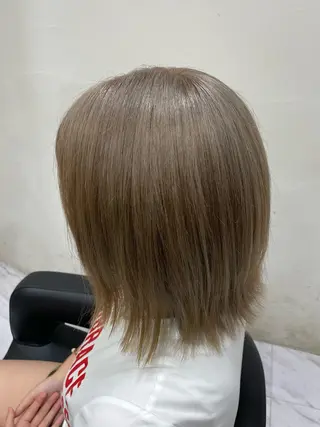 ショート カラー 🐥くまがい💛 ダブルカラー／パーマのヘアスタイル