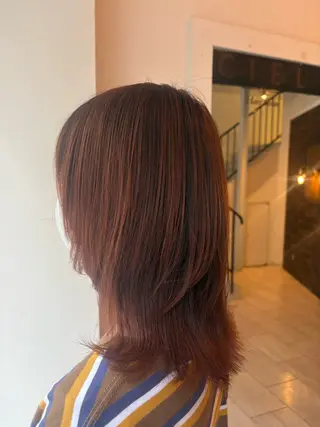 カラー 阿部 美鈴のヘアスタイル
