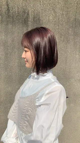 カラー SABO 🪴岡田知佳のヘアスタイル