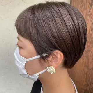 ショート しもかわ かほのヘアスタイル