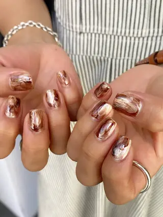 ネイル ニュアンス / 鉱物 natsukiのネイルデザイン