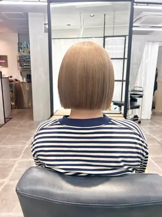 ショート カラー 韓国×髪質改善カラー 💎hinaのヘアスタイル