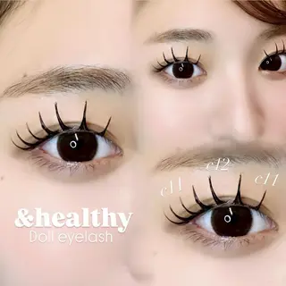 マツエク・マツパ 🦖fein. YUINA🦕⋆͛のマツエク・マツパデザイン