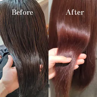 ミディアム カラー 無料カットモデル/ セット/COCOKAのヘアスタイル