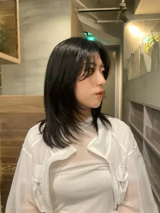 ロング hanaka aのヘアスタイル