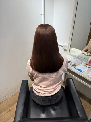 セミロング 髪質改善特化／透明感 カラー／ＡＫＡＮＥ♡のヘアスタイル