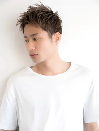 ショート カラー メンズ ✨傷ませないカラー✨ Ryuのヘアスタイル