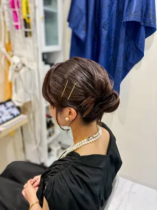 ミディアム ヘアアレンジ 中西 将🌈"たすく"のヘアスタイル