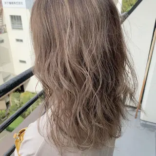 ミディアム カラー 髪質改善色素改善特化 keiのヘアスタイル