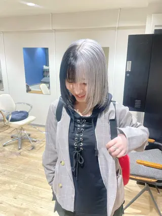 ミディアム カラー eir心斎橋店所属・心斎橋/ハイトーン/ RENのヘアスタイル