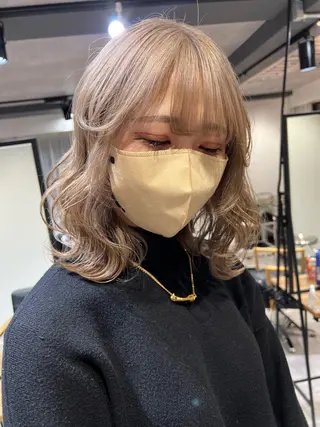 ミディアム カラー ダブルカラー🩰 CHIHIRO👒のヘアスタイル