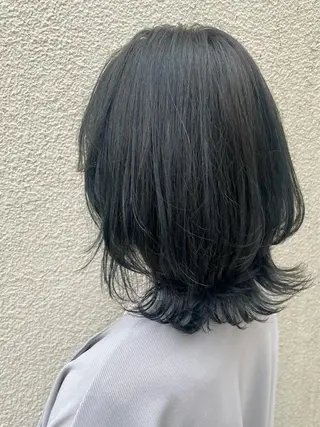 ミディアム Freez オオヤブ カホのヘアスタイル
