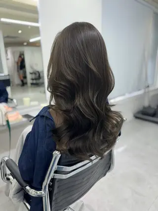 ロング 長谷川 蒼真のヘアスタイル