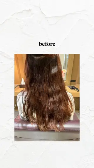 ロング KIOX所属・小森 有紗のヘアスタイル