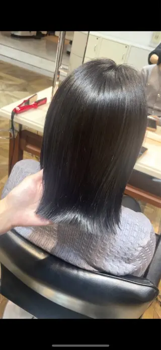 ミディアム カラー BEBE所属・ご新規様限定 透明感カラーKANAのヘアスタイル