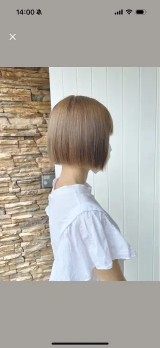 ショート カラー 美髪✨艶髪✨髪質改善 カラー特化❣大石優奈のヘアスタイル