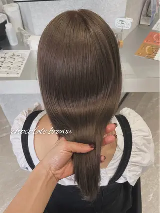 ロング カラー ハイトーン/髪質改善 RENA🦢🫧のヘアスタイル