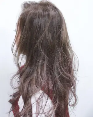 ロング カラー ヘアアレンジ エクステの神様 ▫️原島ユウヤ▫️のヘアスタイル