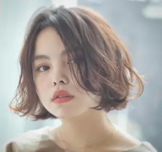 ショート パーマ 似合わせカット🌷関 郁美🌷のヘアスタイル