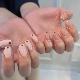 ネイル 🎀チーク/ちゅるん 🫧chisa🎀のネイルデザイン