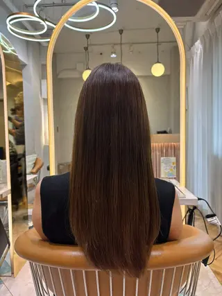 ロング カラー カラー🥀/縮毛矯正 ✨️✨️🐼シン🐾のヘアスタイル
