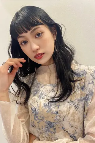 カラー AO所属・RISAKO 艶髪モテヘア🎀府中のヘアスタイル