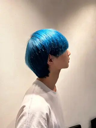 カラー メンズ AI TOKYO men’s 横浜所属・大森 萌生のヘアスタイル