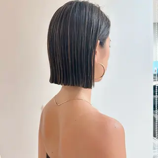 ミディアム ヘアアレンジ 飯島 美海のヘアスタイル