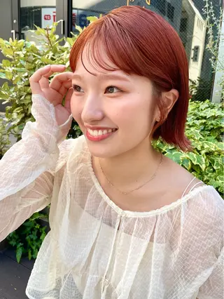 カラー 暖色/透明感カラー /nanami🌼のヘアスタイル