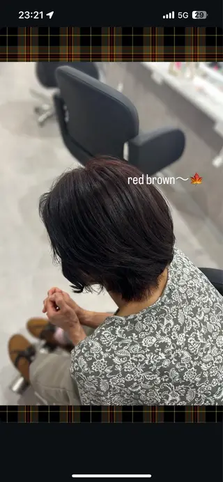 ショート 🖤韓国系🇰🇷カ ラー/kokona❕のヘアスタイル