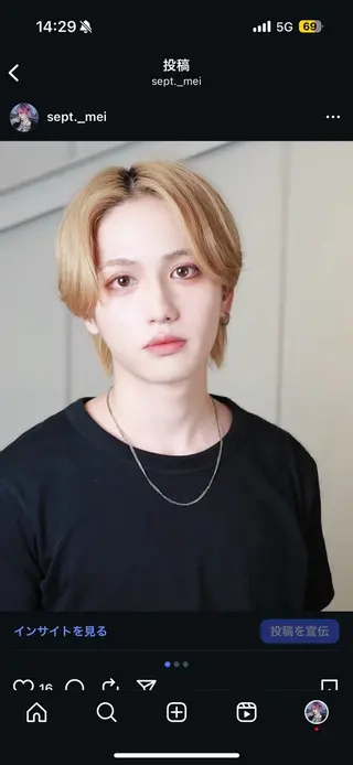 ヘアアレンジ メンズ メンズヘアセット めいのヘアスタイル