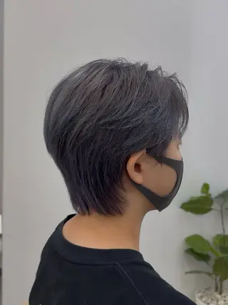 ショート カラー メンズ ボーイッシュ美容師 NAKOのヘアスタイル
