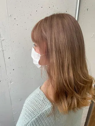 ロング カラー PANOLA所属・加藤 理沙のヘアスタイル