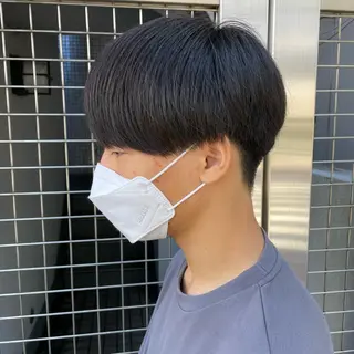 ショート パーマ メンズ 【メンズ縮毛矯正】 田中秀斗のヘアスタイル