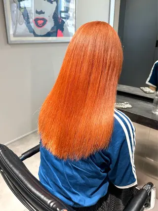 ロング カラー ハイトーン/ウルフ/ レイヤー/Asukaのヘアスタイル