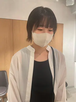 ショート カラー 透明感color 🥣suzunaのヘアスタイル