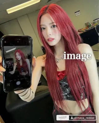 セミロング REDEAL SHIBUYA所属・maya/レイヤー カット/ミインパーマのヘアスタイル