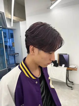 カラー メンズ 森龍馬 メンズ専門美容師のヘアスタイル