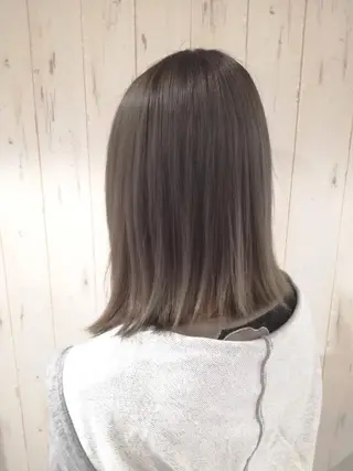 ミディアム カラー 西川 敏夫のヘアスタイル