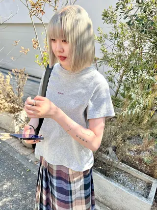 ショート カラー sakoda shunkiのヘアスタイル