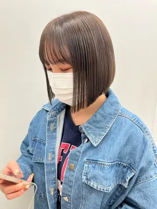 ショート カラー お洒落パーマ/ボブ ❄️Tomoka❄️のヘアスタイル