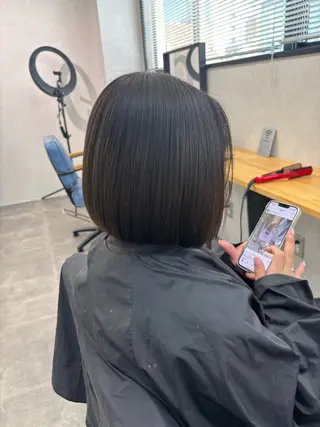 ミディアム エクステ/心斎橋/ ハイトーン/ミサキのヘアスタイル
