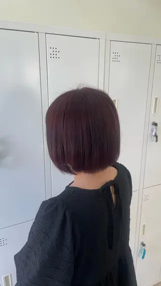 カラー 奥村 悠菜のヘアスタイル
