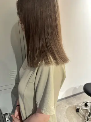 ミディアム カラー miri髪質改善 久留米/韓国のヘアスタイル