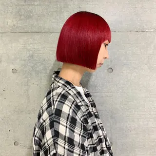 セミロング カラー THE./ブリーチ 透感カラー/髪質改善のヘアスタイル