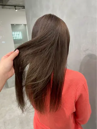 ロング カラー 🫧ワンカラー🫧 えりかのヘアスタイル