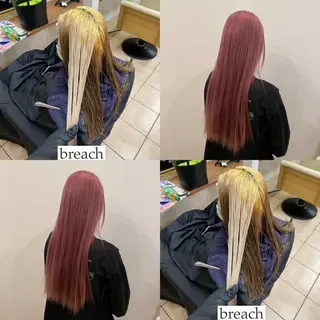 ロング カラー 🌈原宿🥣ケアブリ ーチ🥣平城秀馬🌈のヘアスタイル