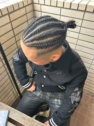 メンズ 艶カラー/レイヤー /メンズ/マツエクのヘアスタイル